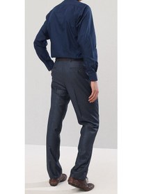 تصویر شلوار مردانه پارچه پلی‌ویسکوز دودی با جیب برند varetta Men's Smoked Pocket Polyviscon Fabric Trousers