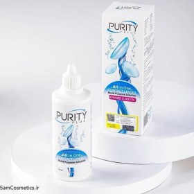 تصویر محلول شستشوی لنز پیوریتی پلاس ۱۲۰ میلی لیتر 