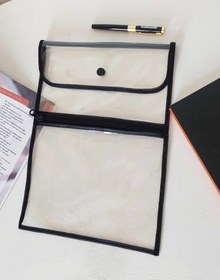 تصویر پوشه A4 شفاف ۳ قسمتی 