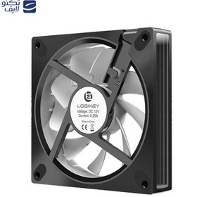 تصویر فن کیس لاجی کی مدل F328 BK 