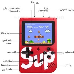 تصویر گیم دستی مثل گوشی اشعه نداره وبچه ها میتونن ساعتها 