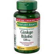 تصویر قرص عصاره جینکو بیلوبا Ginkgo Biloba 120mg نیچرز بونتی (180 عددی) Ginkgo Biloba 120mg