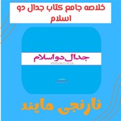 تصویر خلاصه کتاب جدال دو اسلام | جدال اسلام ناب محمدی (ص) و اسلام آمریکایی | نویسنده: انجمن فرهنگی هنری شهید بهروز محمدی | دارای 2 فایل خلاصه 