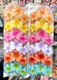 تصویر کلیپس مو پلومریا سه گل 