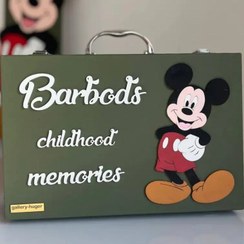 تصویر چمدان خاطرات طرح میکی موس 