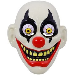 تصویر ماسک دلقک چشم فنری هالوین مناسب نوجوان 