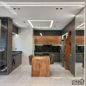 تصویر چراغ خطی توکار 32 وات تک لاین عرض 9cm برند اکووات (32W/m) 