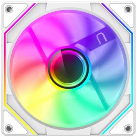 تصویر فن کیس GameMax FN12A-S8I Reverse Blade - White 