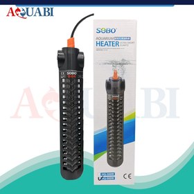 تصویر بخاری و گرمکن پوشش دار آکواریوم HQ-500 سوبو HF HEATER 500W