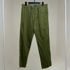 تصویر شلوار مردانه لینن Jack & Jones سبز زیتونی 