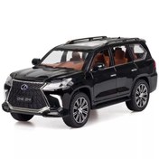 تصویر ماشین اسباب بازی لکسوس مدل LX570 سایز ۱ به ۲۴ موزیکال و دودزا 