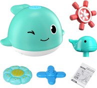 تصویر دلفین فواره چندسر 