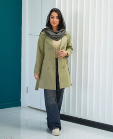 تصویر بارانی زنانه مدل جیانا کد 2298 تی سی 