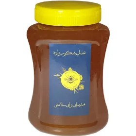 تصویر عسل طبیعی گون گز + برگه آزمایش 