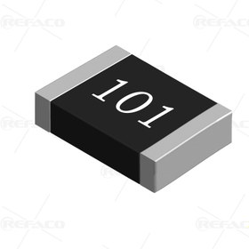 تصویر مقاومت اس ام دی ITEX SMD Resistor 0805 , 100Ohm 5% 1/8W 0805W8J0101IT5 