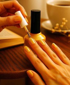 تصویر لاک گیاهی (رنگ طلایی) 