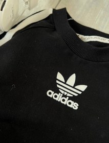 تصویر ست آدیداس مشکی نوزادی 