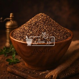 تصویر بذر کنجد قهوه ای 