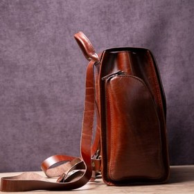 تصویر کوله پشتی چرم تریپ 