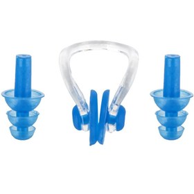 تصویر دماغ گیر و گوش گیر مدل B12 - آبی 