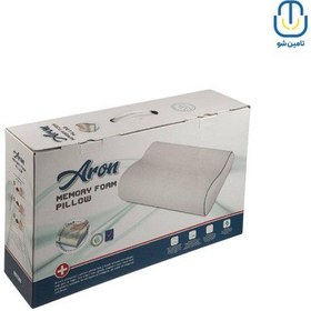 تصویر بالش طبی مموری فوم مدل موج دار سافت آرون سایز لارج aron Medical memory foam pillow size l