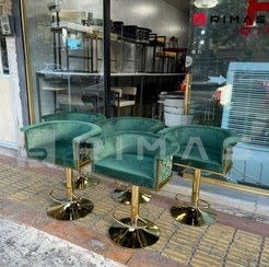 تصویر صندلی کانتر مدل زنبوری جکدار 