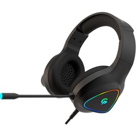 تصویر هدست سیمی گیمینگ پرودو مدل PDX414 Porodo PDX414 Gaming RGB Headphone