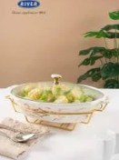 تصویر سوفله چینی بیضی بزرگ Milano ریور کد 8203-33 