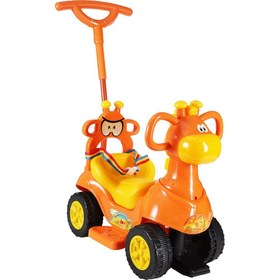 تصویر واکر کودک موزیکال مدل زرافه Giraffe model musical baby walker