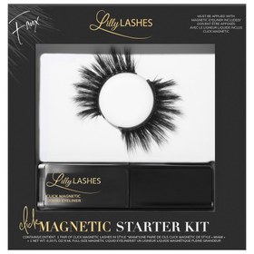 تصویر کیت مژه مغناطیسی و چسب لیلی لشز Click Magnetic Value Set | Lilly Lashes