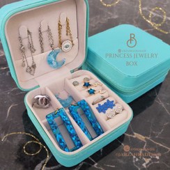 تصویر جعبه جواهر آبی Princess Princess jewelry box