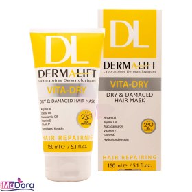 تصویر ماسک مـو (با آبکشی) مناسب موهای خشک و آسیب دیده ویتادرای درمالیفت Dermalift Vita Dry Hair Mask For Dry And Damaged Hair