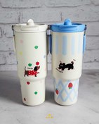 تصویر تراول ماگ عروسکی هپی دی حجم ۹۰۰ میلی لیتر طرح ۱ 