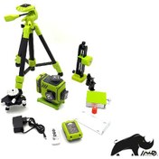 تصویر تراز لیزری هنزا ورژن 4 چهار خط (کد H04L) با سه پایه 