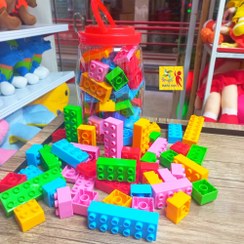 تصویر پک عمده لگو خانه سازی ایرانی 48قطعه 