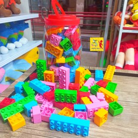 تصویر پک عمده لگو خانه سازی ایرانی 48قطعه 