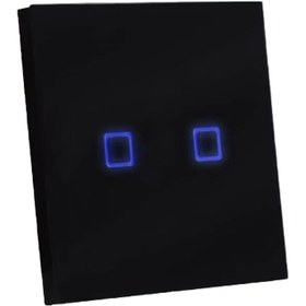 تصویر کلید هوشمند دو پل مربع Zigbee 