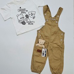 تصویر سرهمی دخترانه بیلر کتان تدی عروسکی 