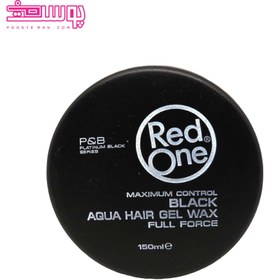 تصویر ژل واکس مو ردوان مدل RedOne Black Aqua Hair Wax