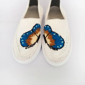 تصویر گیوه کد01-طرح پروانه آبی 