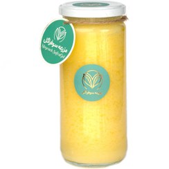 تصویر روغن حیوانی ممتاز سوفراگل-تهیه شده از کره دوغ، بالاترین کیفیت ممکن با عطر و طعم بی نظیر 