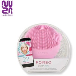 تصویر فیس براش باطری خور فورئو رنگ صورتی |Foreo pink battery-powered face brush 