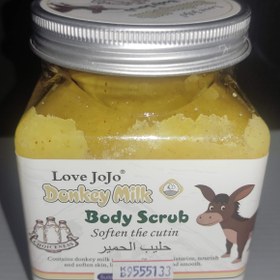 تصویر اسکراب بدن شیرالاغ۵۰۰گرمی لاوجوجو Donkey Milk Body ScrUb