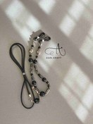 تصویر بند عینک مهره‌ای مشکی 