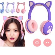 تصویر هدفون بلوتوث گربه ای مدل BK1 Headphone BK1 Cat Ear Bluetooth Wireless Headset