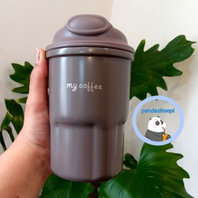 تصویر تراول ماگ دو دهنه mycoffee - ۴ رنگ / س 