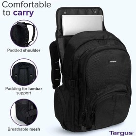 تصویر کوله پشتی اورجینال تارگوس "15.6 مدل CN600 Targus Classic 15.6" BackPack Black CN600