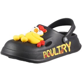 تصویر کراکس زنانه چیکن chicken کفی EVA رنگ مشکی 