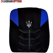 تصویر روکش صندلی مخصوص تیبا 2 و کوییک آبی مشکی Seat cover for Tiba 2 and Quick blue black