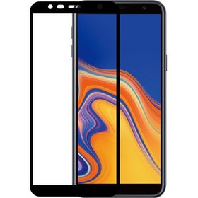 تصویر محافظ صفحه نمایش شیشه‌ای مدل Full Cover 3D مناسب برای گوشی سامسونگ Samsung Galaxy J6 Plus 2018 